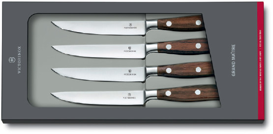 Victorinox Zestaw 4 noży do steków 7.7240.4 Grand Maître Rosewood Collection