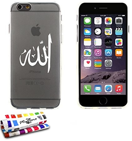APPLE Ultrapłaski Lache miękkie etui ochronne iPhone 6 4.7 pouces [Allah] [] transparentny firmy muzzano + PDA i ściereczka z mikrofazy muzzano gratis Das ultimative, eleganckie i trwałe etui