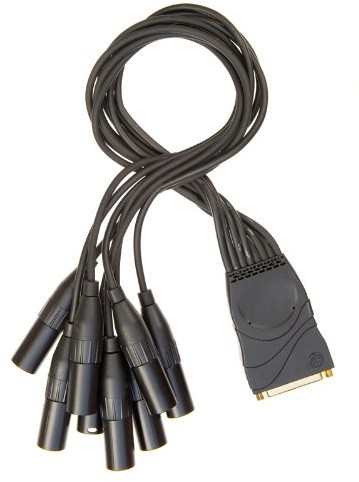 Planet Waves PW-xlrmb-01 Modular Snake Breakout Cable DB25 Female  XLR Male Czarny PW-XLRMB-01