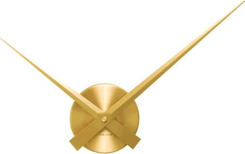 Karlsson ścienny Little Big Time Mini gold by KA4348GD