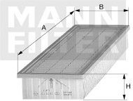 MANN Filtr, przewietrzanie przestrzeni pasażerskiej -FILTER CU 2567