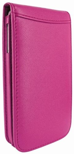 Samsung Piel Frama U620P Magnetic skórzana torba na Galaxy S4 GT-I9500 fuksja