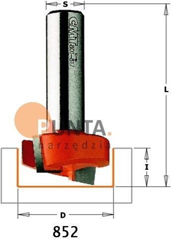 CMT FREZY DO PŁASZCZYZN 852.001.11B