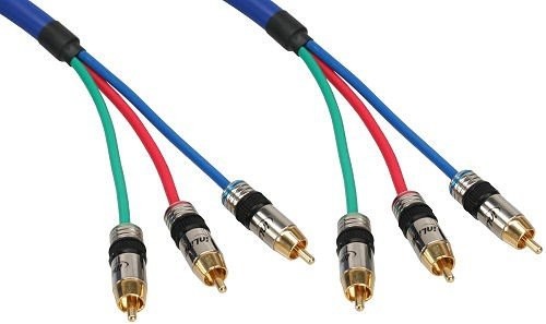 InLine kabel chinchowy RGB, 3 X cinch, Stecker/Stecker, 5 m 4043718071548