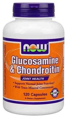 NOW Glucosamine & Chondroitin Sulfate Extra Strong - 60Tabs (733739032423)