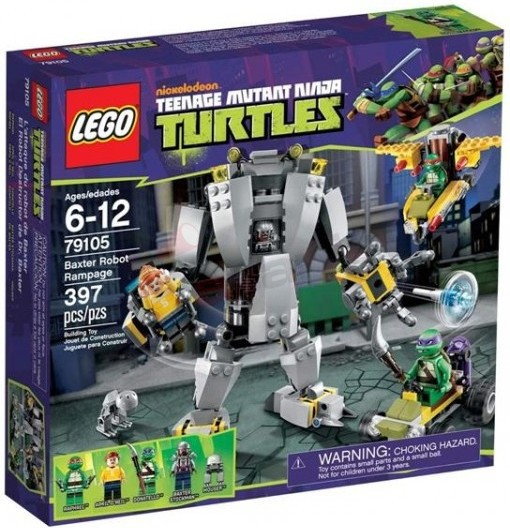 LEGO Żółwie Ninja Teenage Mutant Ninja Turtles Baxter Robot Rampage 79105