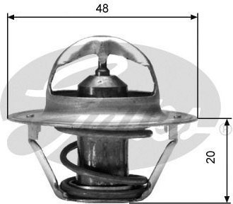 GATES Termostat, żrodek chłodzący TH00388G1