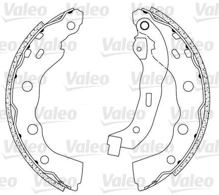VALEO szczeki hamulcowe 564095 564095