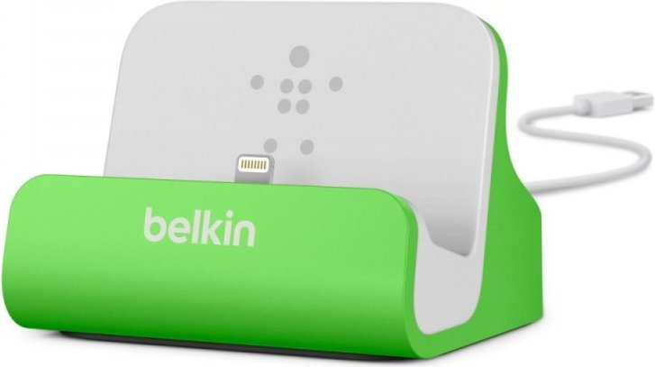 Belkin Lightning Charge + Sync Dock iPhone 5/5s green F8J045BTGRN