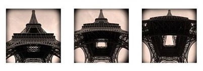 Pyramid Posters Eiffel Tower (Tryptyk) - reprodukcja PPR67012