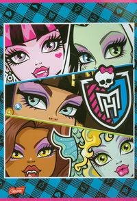 St. Majewski Zeszyt A5 Monster High w linie 32 strony