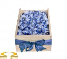 Smacza Jama Skrzynka pralinek Lindt Lindor Stracciatella 1kg D617-707C2