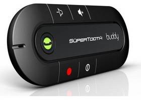 Celly Samochodowy zestaw głośnomówiący SuperTooth BUDDY Bluetooth Czarne