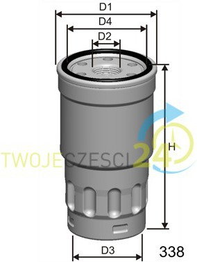 MISFAT Filtr paliwa M413