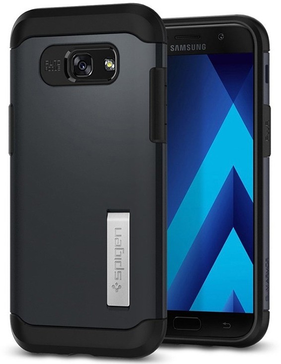 Spigen Etui Slim Armor Samsung Galaxy A5 2017 Metal Slate 145301