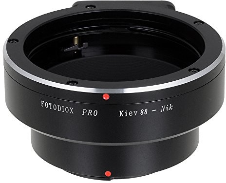 Fotodiox Pro Lens Mount Adapter  kijów 88 soczewek na Nikon F (FX, DX) Mount Camera System (takich jak D7100, D800, D3 i wiele więcej) Kiev88-Nik-Pro