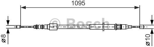 BOSCH Linka hamulcowa lewa, 1 987 477 660 - Bezpłatny zwrot do 30 dni, największy wybór produktów. 1987477660