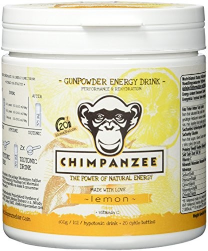 Chimpanzee Gunpowder Energy Drink Puszka Po 600 G (Ve 1/Cena Na Puszkę) Żywienia Cytrynowego, Żółty, Rozmiar Standardowy (CH100018D)