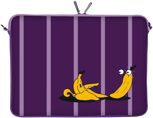 DigitTrade LS165-10 pokrowiec z neoprenu na notebooka/tablet (iPad) o przekątnej ekranu 25.9 cm (10.2 cala). motyw: banany (Bananas) DG-LS165-10