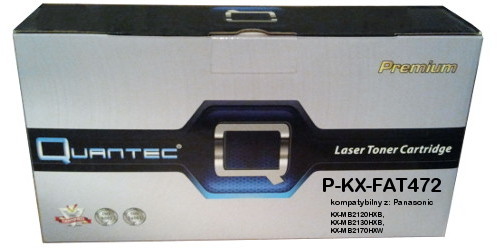 Quantec zastępczy toner Panasonic [KX-FAT472X] black