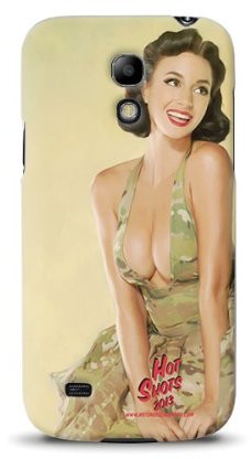 Samsung Diabloskinz d0105 0064 0026 W całości z nadrukiem etui ochronne do modelu Galaxy S4 Mini Pin-Up Rosie