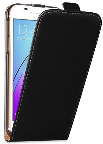 HTC TwójPhone One A9 powlekany Leder Flip Case etui torba czarna
