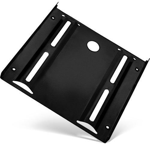 InLine 39950 W montażu w/SSD HDD ramka ramka montażowa komplet, 6,4 cm (2,5 cala) do 8,9 cm (3,5 cala), SATA/kabel zasilający, śruby montażowe czarna 39950W