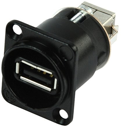 Neutrik NAUSB-B przej$145ciówka NAUSB-W-B