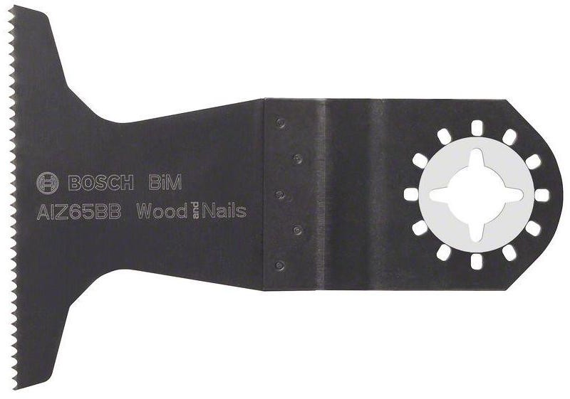 Bosch Ostrze do multinarzędzia bimetal 65 mm AIZ 65 BB 2608661907 Pasuje do marki multinarzędzia) Fein Makita Milwaukee Metabo 5 szt 2608661907
