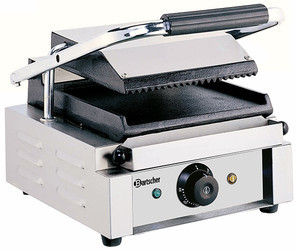 Bartscher Grill kontaktowy ryflowany/gładki