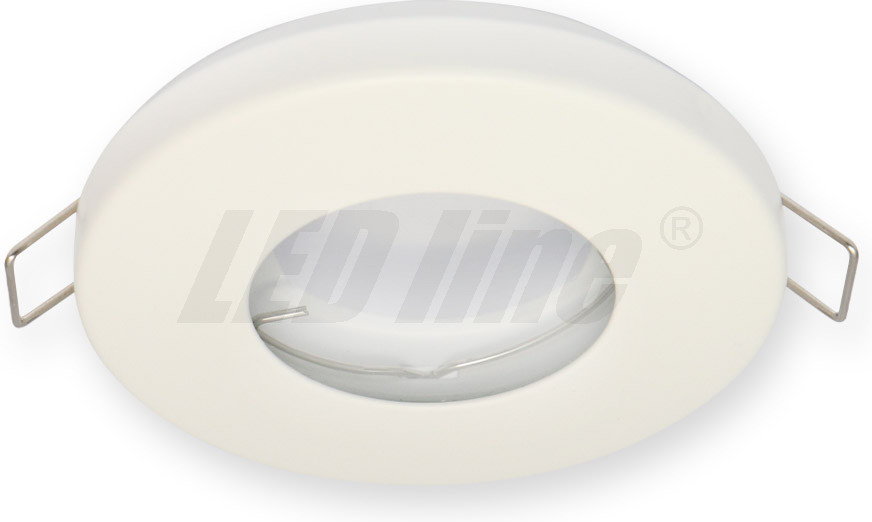 LED line Oprawa Oprawa LED halogenowa wodoodporna stała okrągła kolor biały IP6 (245428)