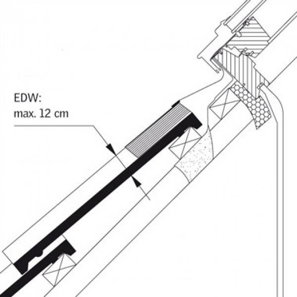 Velux Kołnierz pojedynczy 114x118 (profilowany) EDW SK06 0000
