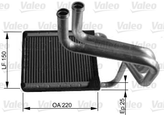 Valeo nagrzewnica 812430 812430
