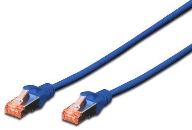Assmann Digitus CAT 6 S-FTP kładzenia okablowania/przewód krosowy, długość 10,0 m, AWG 27/7, niebieski DK-1644-100/B