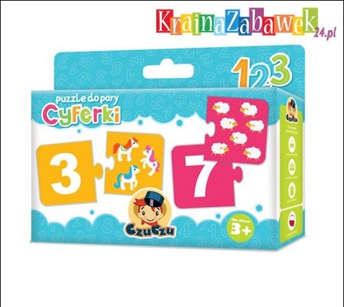 Czuczu Puzzle do pary Cyferki 3+