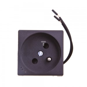 Kontakt Simon Simon Connect Gniazdo K45 pojedyncze z/u 16A IP20 ze wskaźnikiem zasilania szary grafit KL02/14 TSC-KL02-14 0001-00000-66996 [4353725]