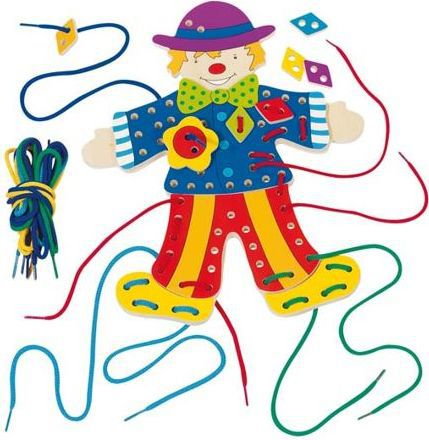 Goki Clown do sznurowania 58943