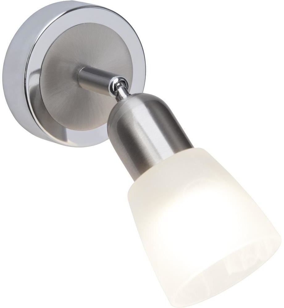Brilliant Lampa ścienna G55210/77 E14 (O) 8 cm Żelazowy Chrom