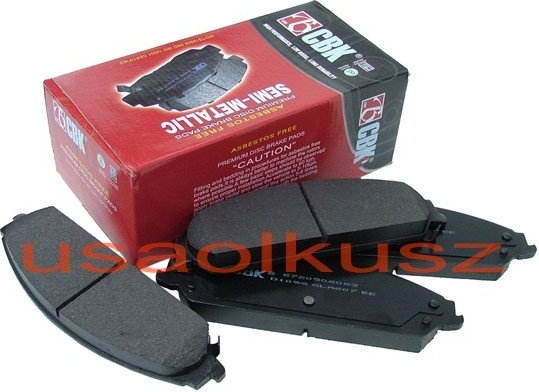 CBK Klocki hamulcowe przednie Dodge Caliber 2,4 Turbo