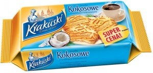 Krakuski Ciastka KOKOSOWE 145g