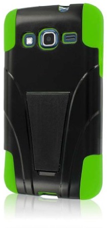 Samsung Mpero Impact X Series Kickstand Case etui futerał na telefon komórkowy for Ativ S Neo i800 i8675 Neon Zielony