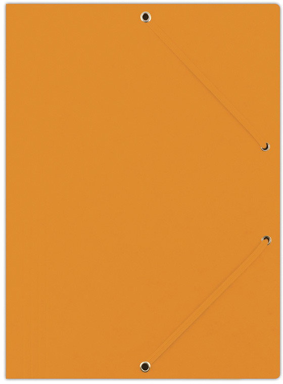 Donau Teczka z gumką , preszpan, A4, 390gsm, pomarańczowa 8643080-12PL