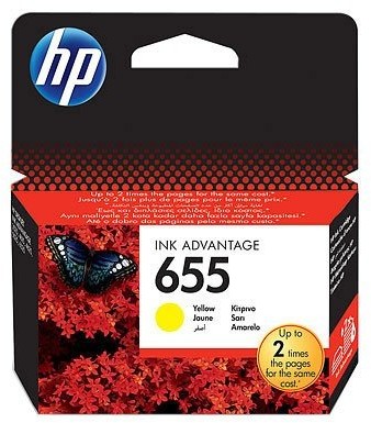 HP 655 Żółty