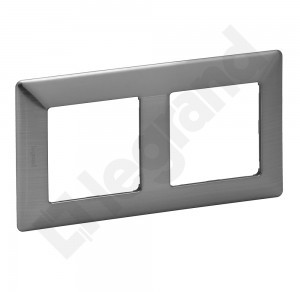 Legrand VALENA LIFE Ramka podwójna stalowa 754152