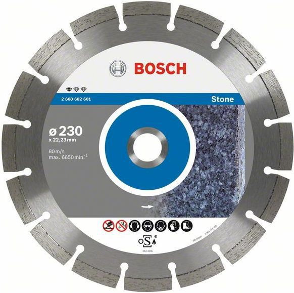 Bosch Diamentowa tarcza tnąca Standard for Stone 230 x 22,23 x 2,3 x 10 mm 26086