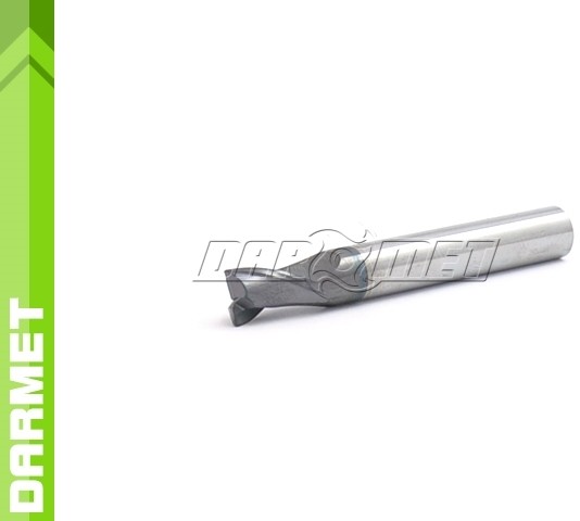 DARMET Frez 2-ostrzowy ogólnego przeznaczenia, krótki DIN6527-K, VHM AlTiN - 4MM