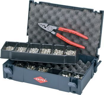 Knipex Artykuły do zagniatania do tulejek kablowych 97 90 05, 180 mm