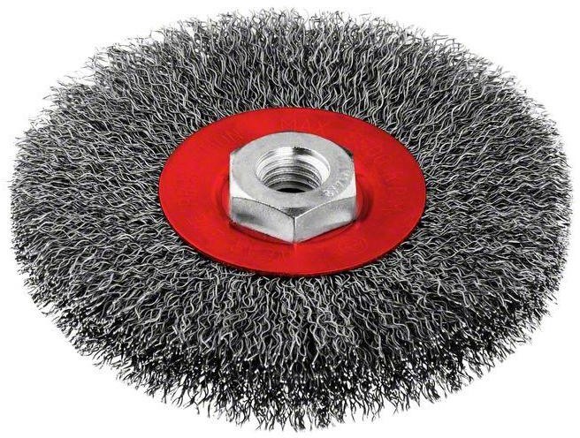 Bosch Szczotka tarczowa 115 mm 0 3 mm 11000 U min 14 115 mm Drut stalowy 2608622100 1 szt