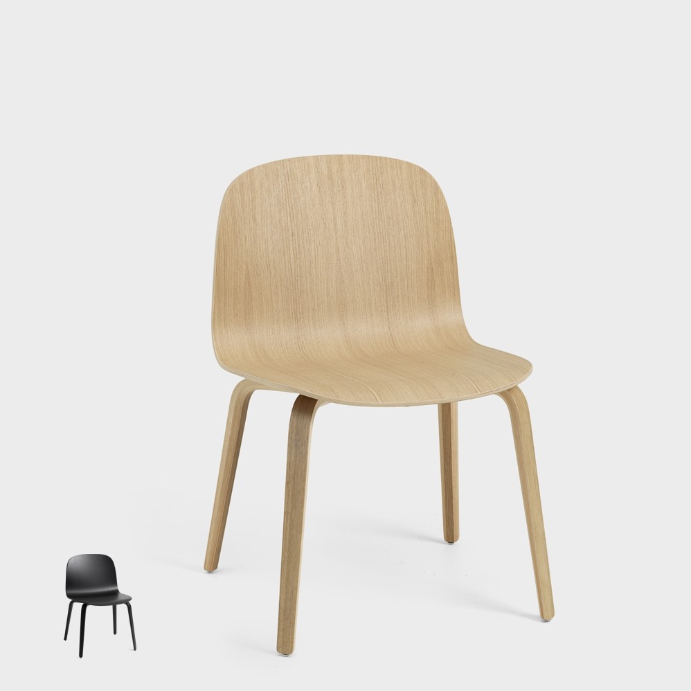 Muuto VISU WOOD WIDE - krzesło drewniane 5710562218014