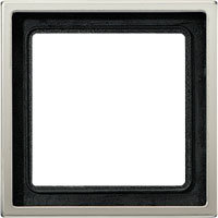 Jung Ramka pojedyncza - LS Metal Finish Stal Szlachetna